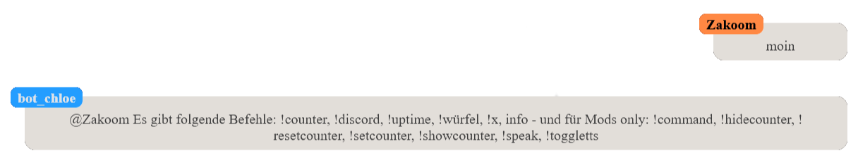 Beispiel ohne Badges